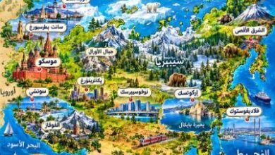 دولة-واحدة-تمتد-بين-قارتين-وتغطي-مساحة-تعبر-11-منطقة-زمنية