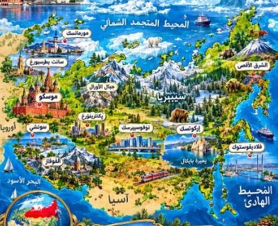 دولة-واحدة-تمتد-بين-قارتين-وتغطي-مساحة-تعبر-11-منطقة-زمنية